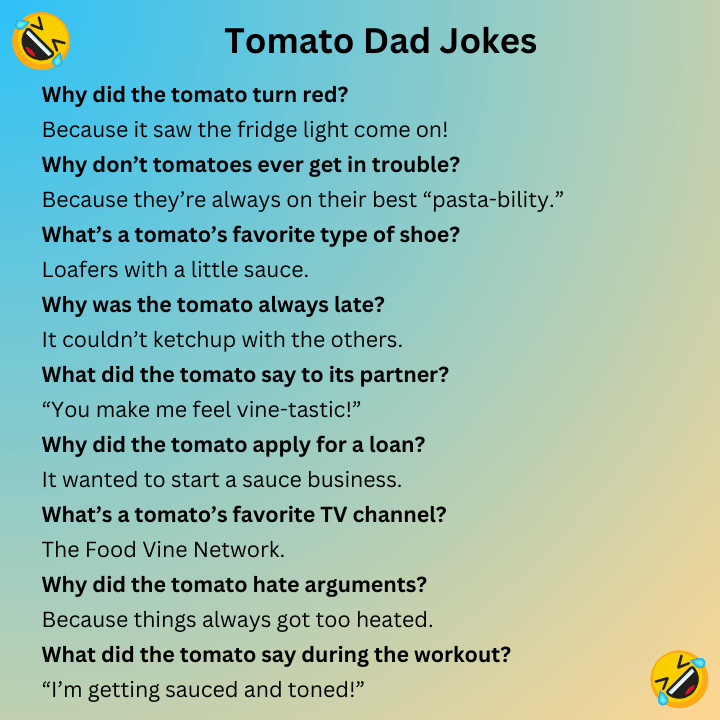 Tomato Dad Jokes