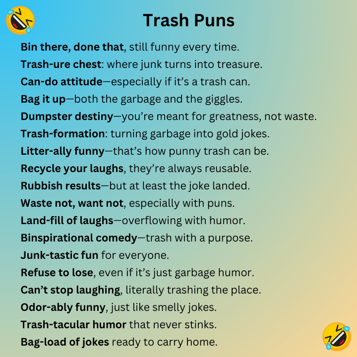 Trash Puns