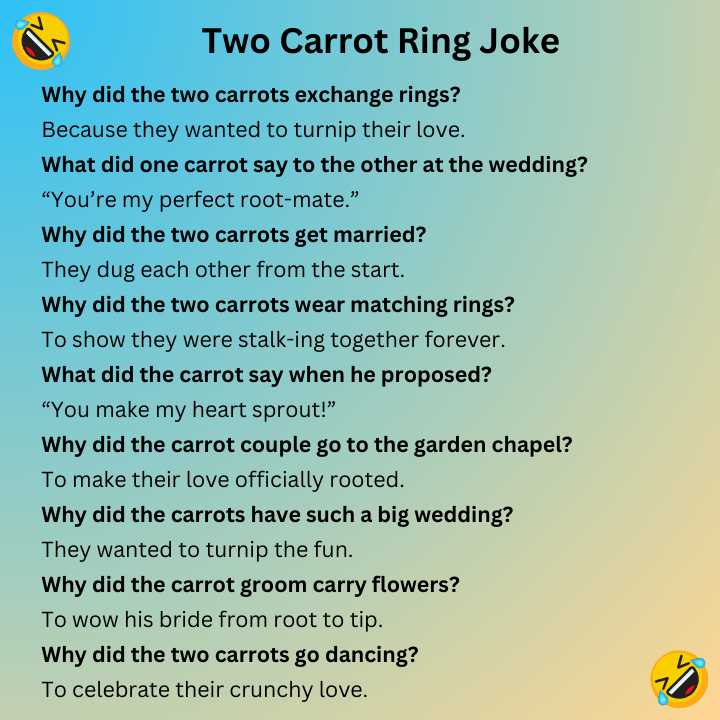 Two Carrot Ring Joke