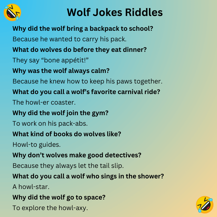 Wolf Jokes Riddles