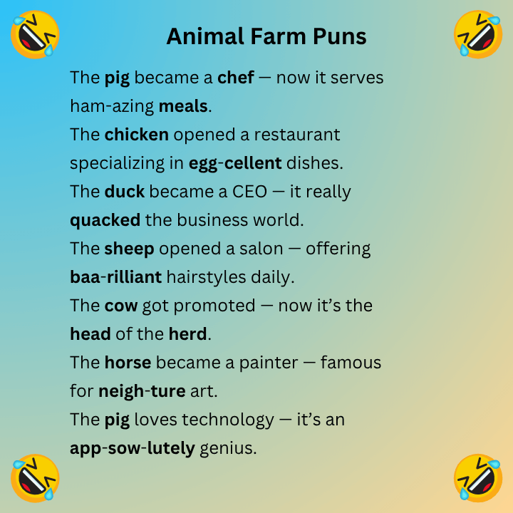 Animal Farm Puns