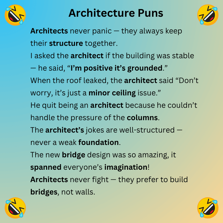 Architecture Puns