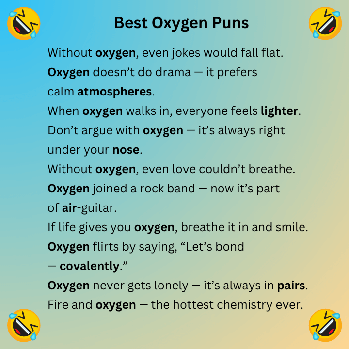 Best Oxygen Puns