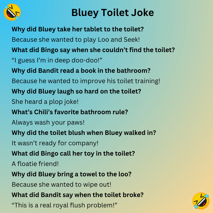 Bluey Toilet Joke