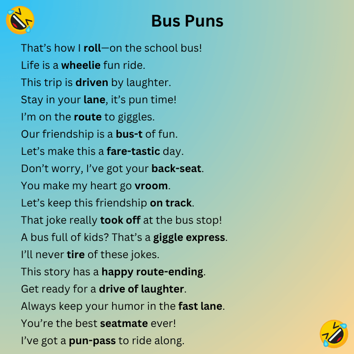 Bus Puns