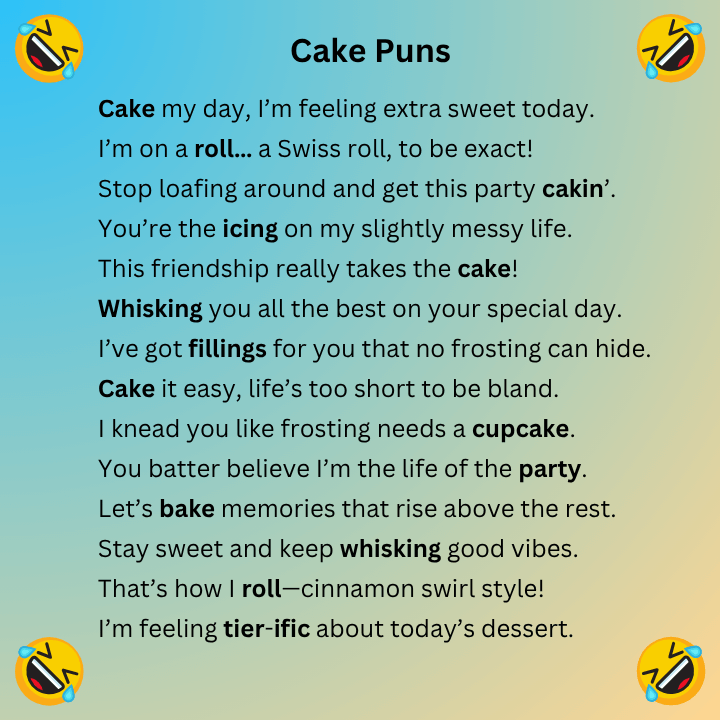 Cake Puns