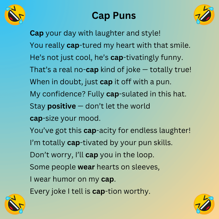 Cap Puns