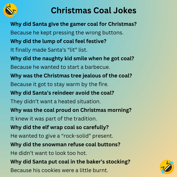 Christmas Coal Jokes