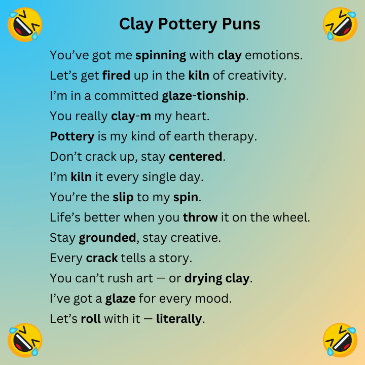 Clay Pottery Puns