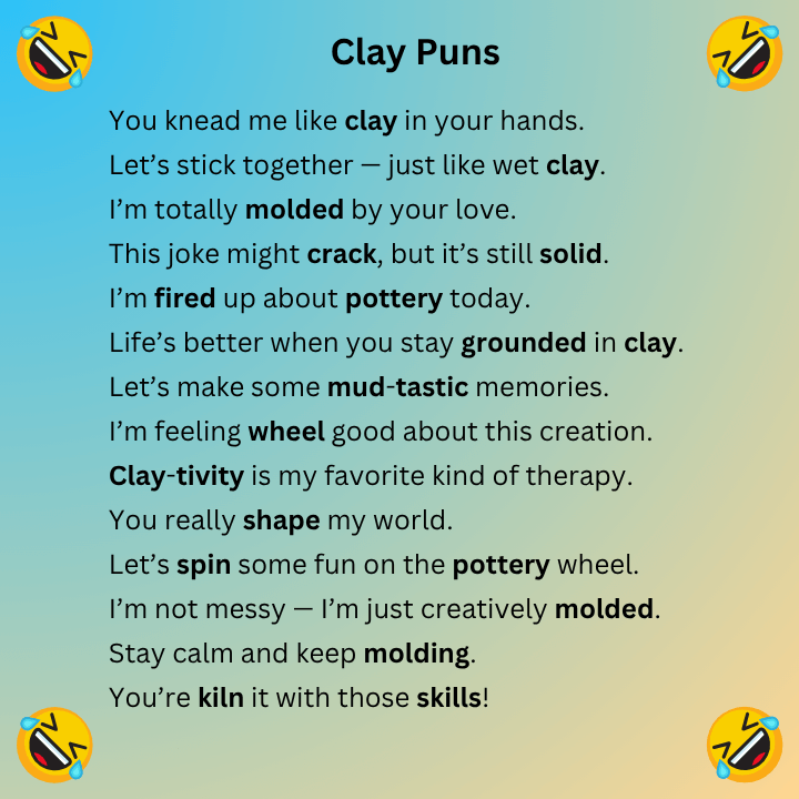 Clay Puns