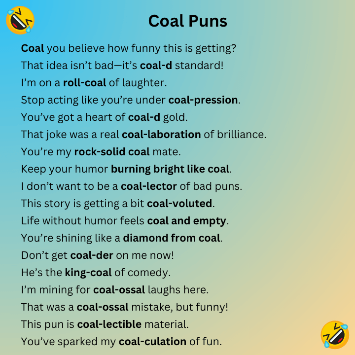 Coal Puns
