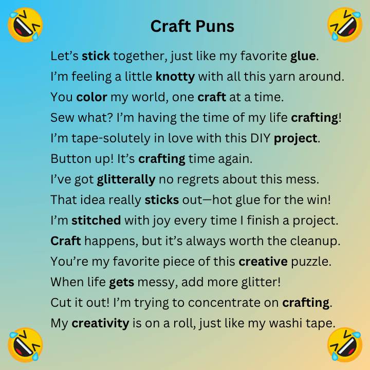 Craft Puns