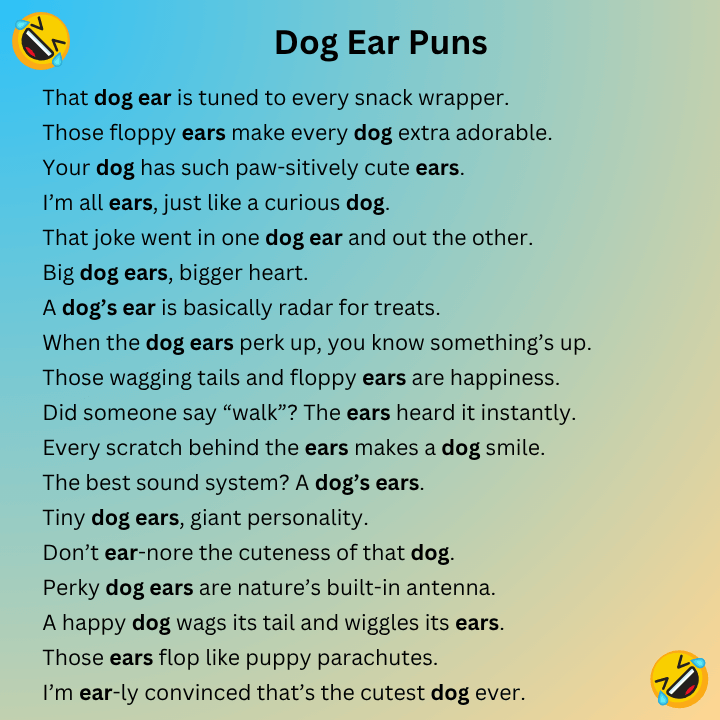 Dog Ear Puns