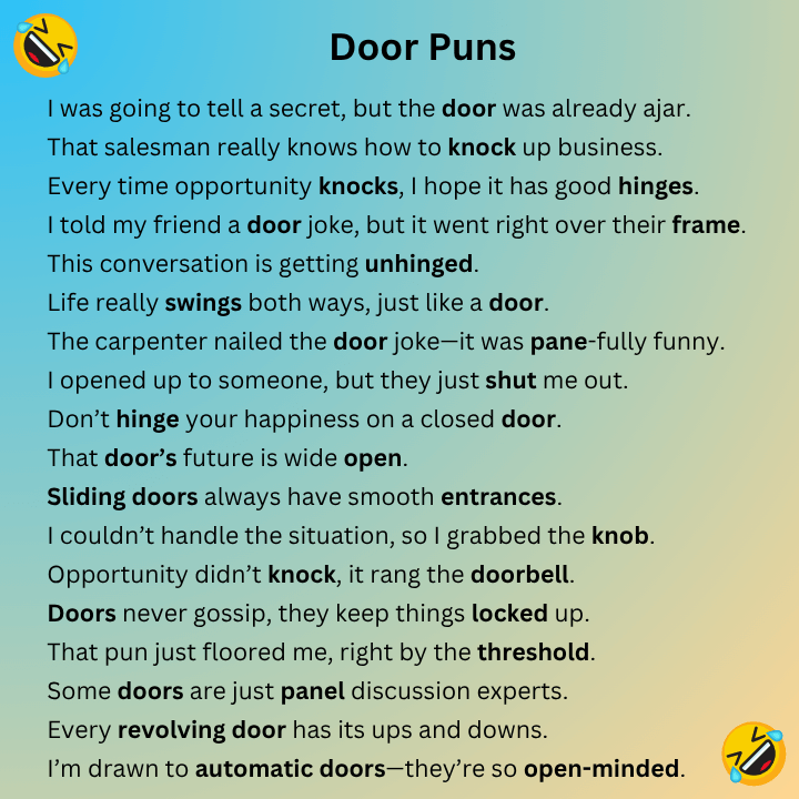 Door Puns