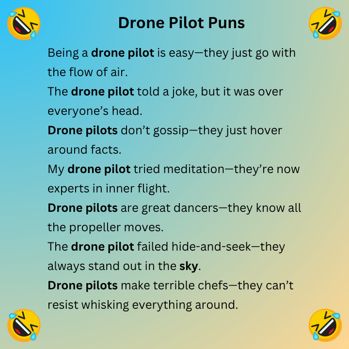 Drone Pilot Puns