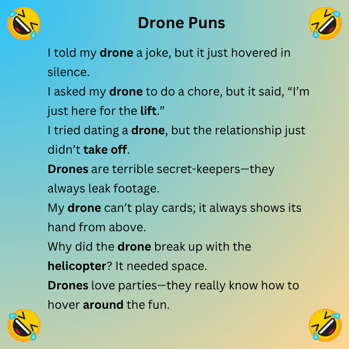 Drone Puns