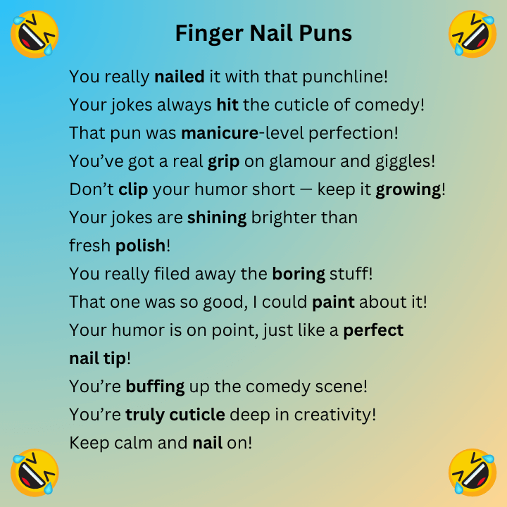 Finger Nail Puns