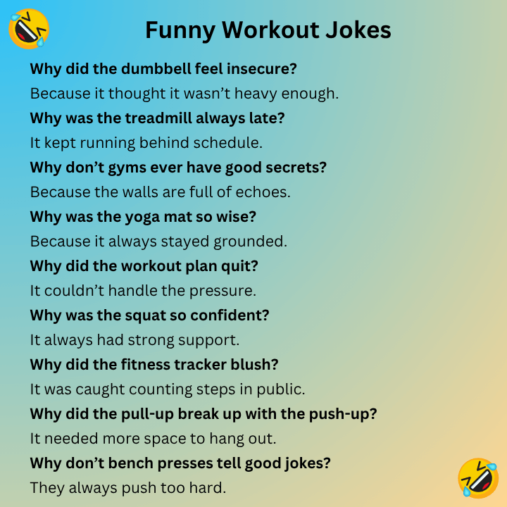Funny Workout Jokes