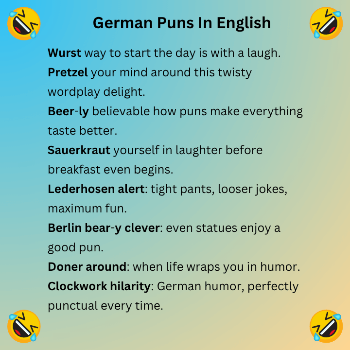 German Puns In English