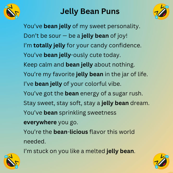 Jelly Bean Puns