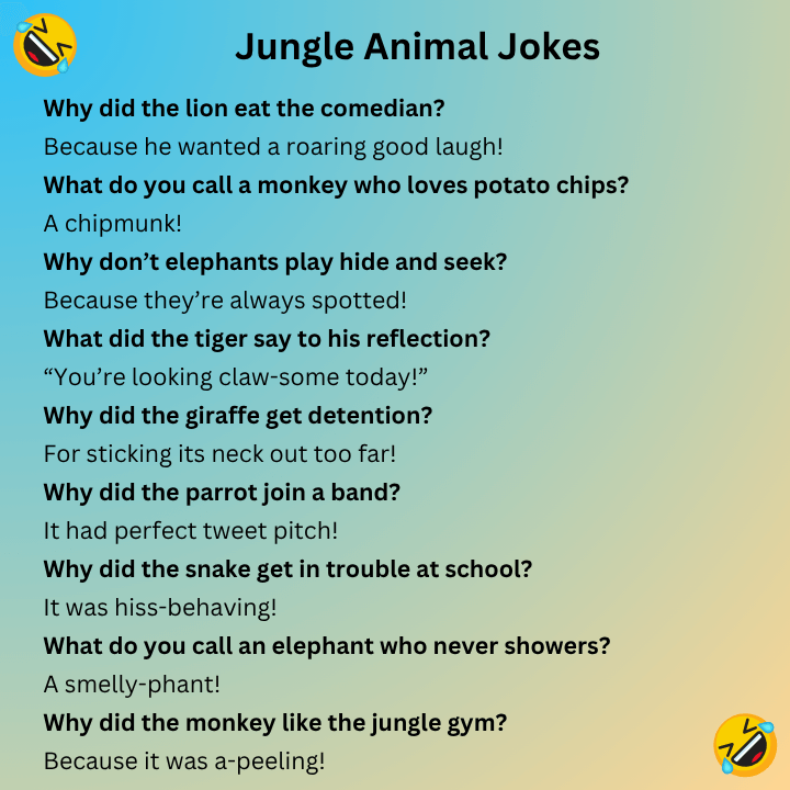 Jungle Animal Jokes
