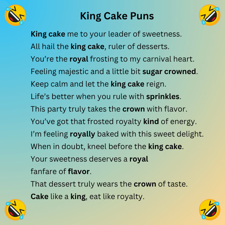 King Cake Puns