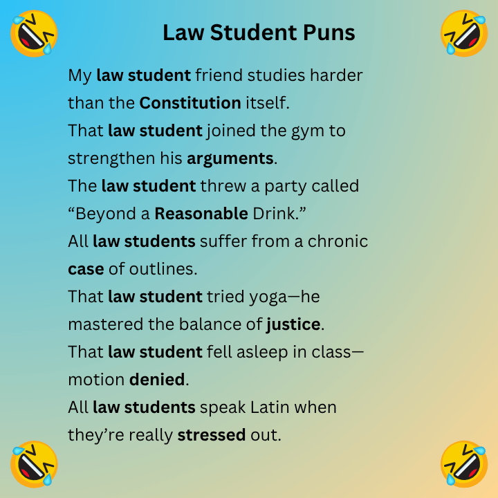 Law Student Puns