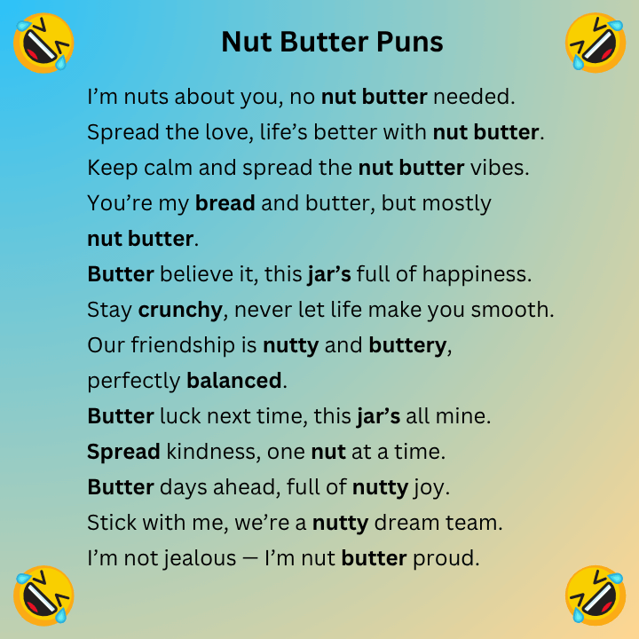 Nut Butter Puns