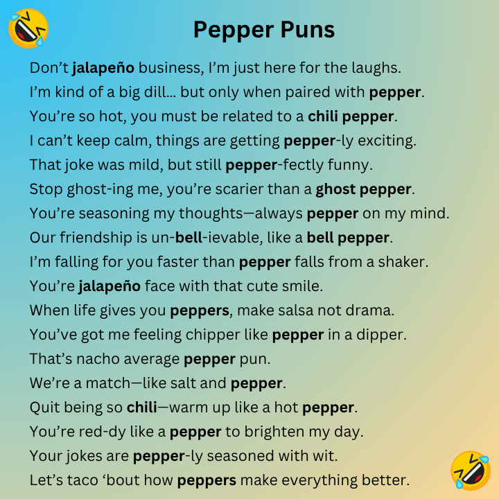 Pepper Puns