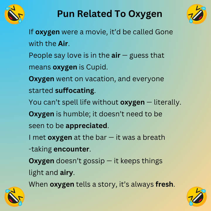 Pun Related To Oxygen