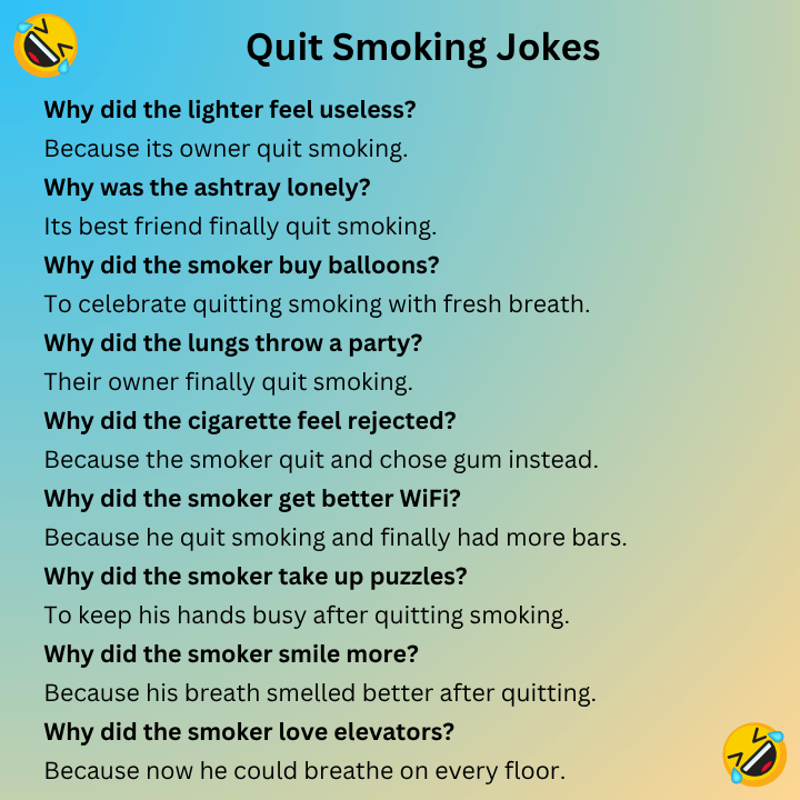 Quit Smoking Jokes