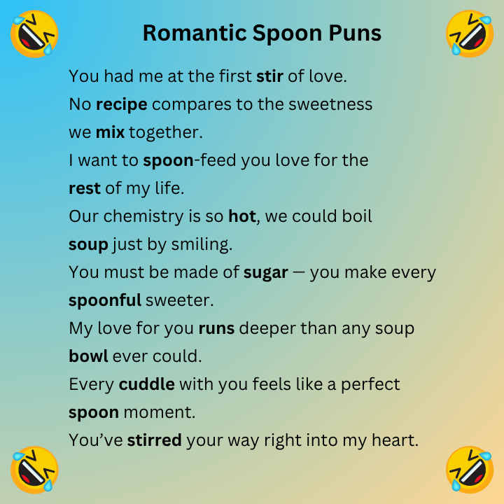 Romantic Spoon Puns