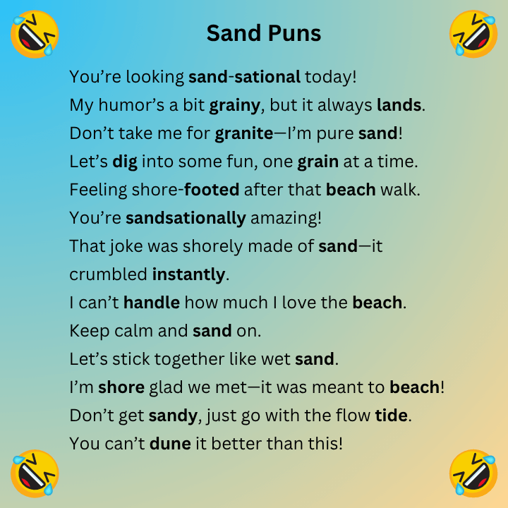 Sand Puns