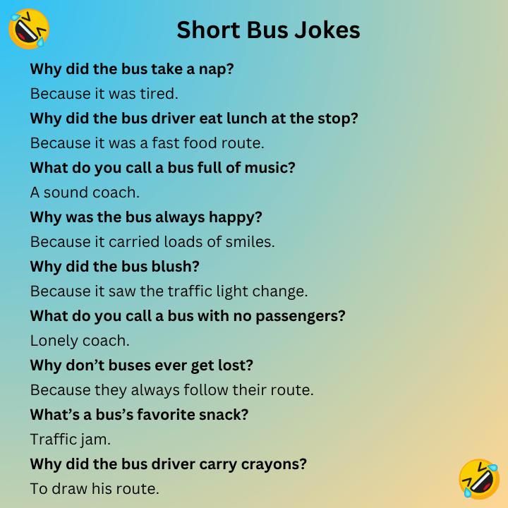 Short Bus Jokes