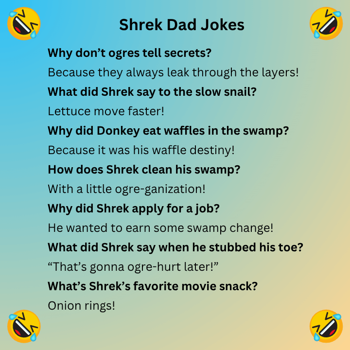 Shrek Dad Jokes