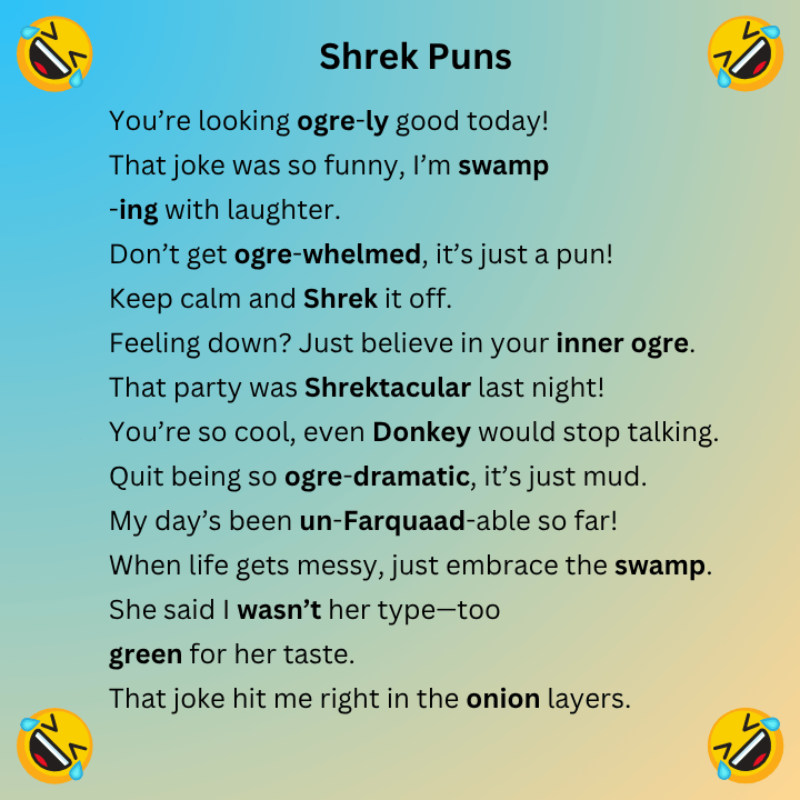 Shrek Puns