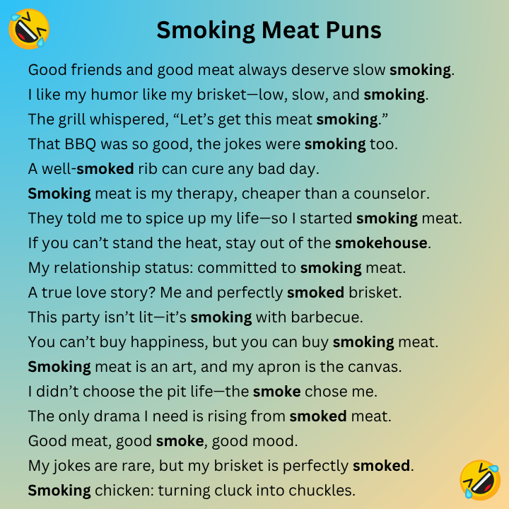 Smoking Meat Puns