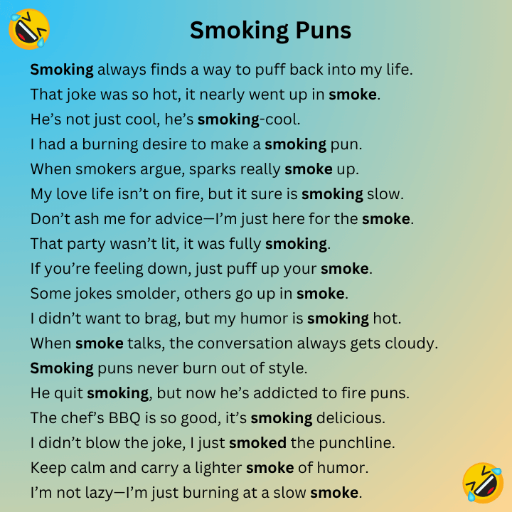 Smoking Puns