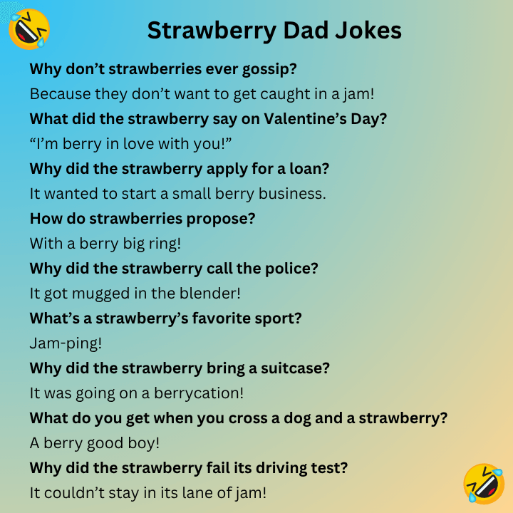 Strawberry Dad Jokes