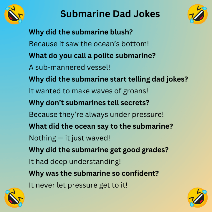 Submarine Dad Jokes