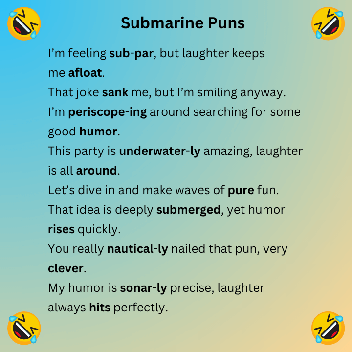 Submarine Puns