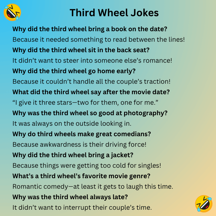 Third Wheel Jokes