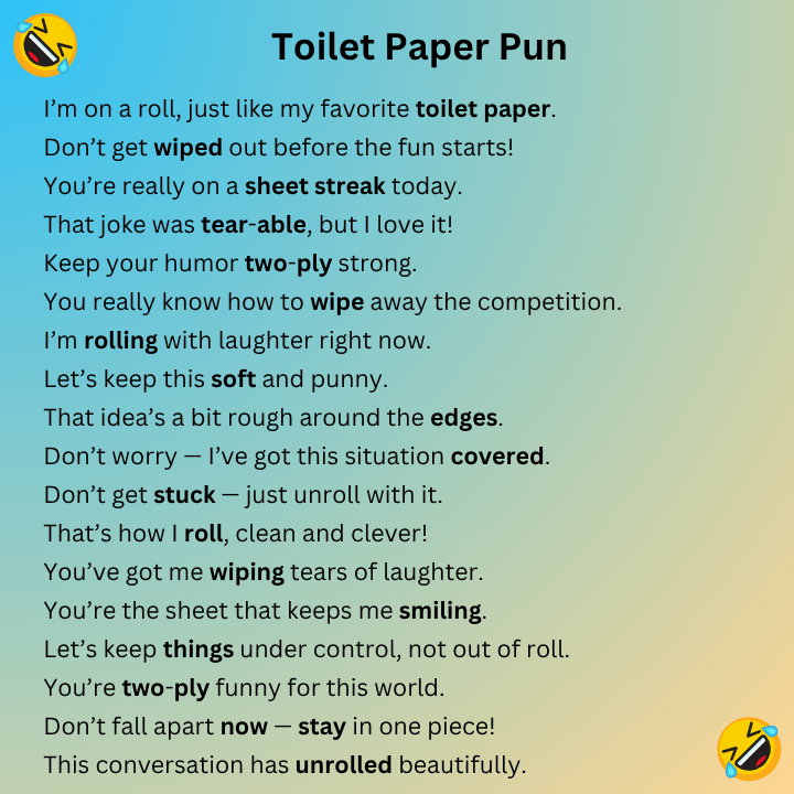 Toilet Paper Pun
