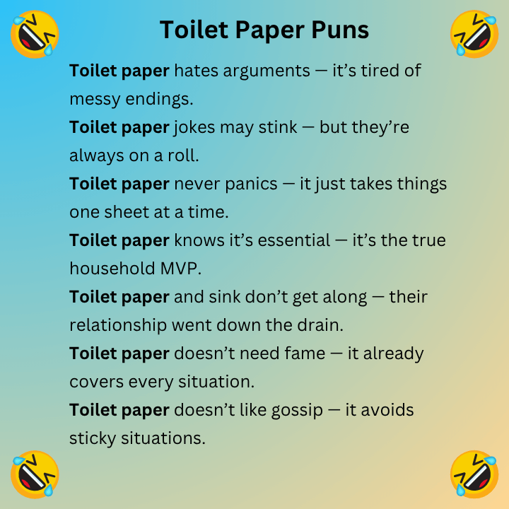 Toilet Paper Puns
