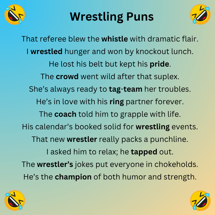 Wrestling Puns