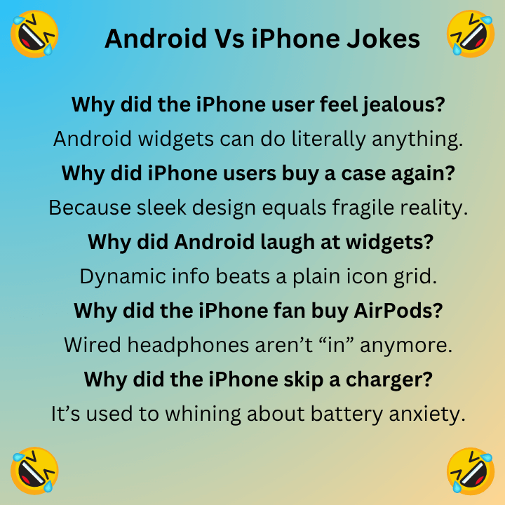 Android Vs iPhone Jokes