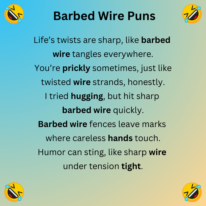 Barbed Wire Puns