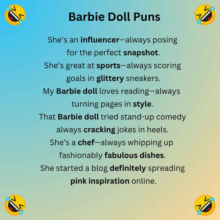 Barbie Doll Puns