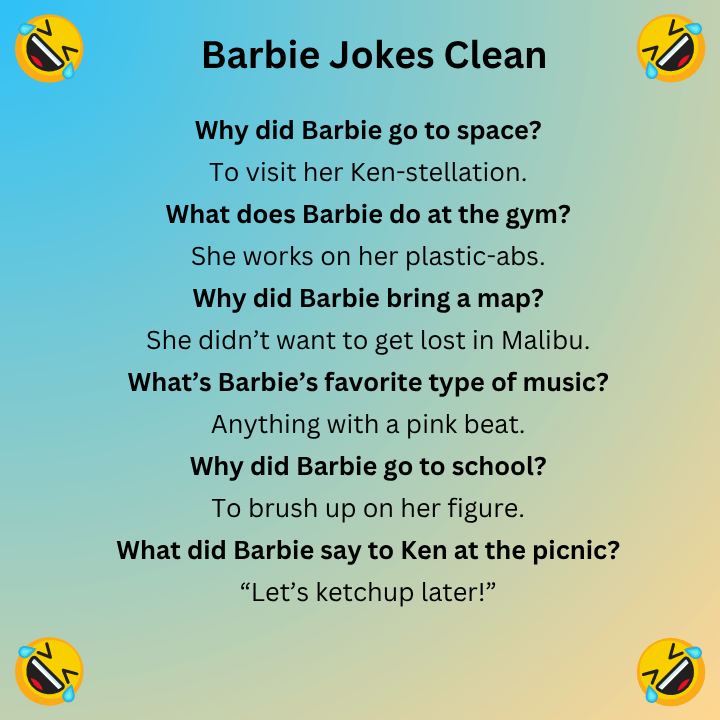 Barbie Jokes Clean