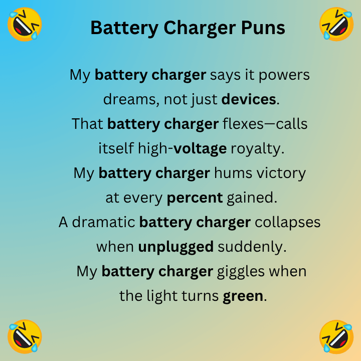 Battery Charger Puns